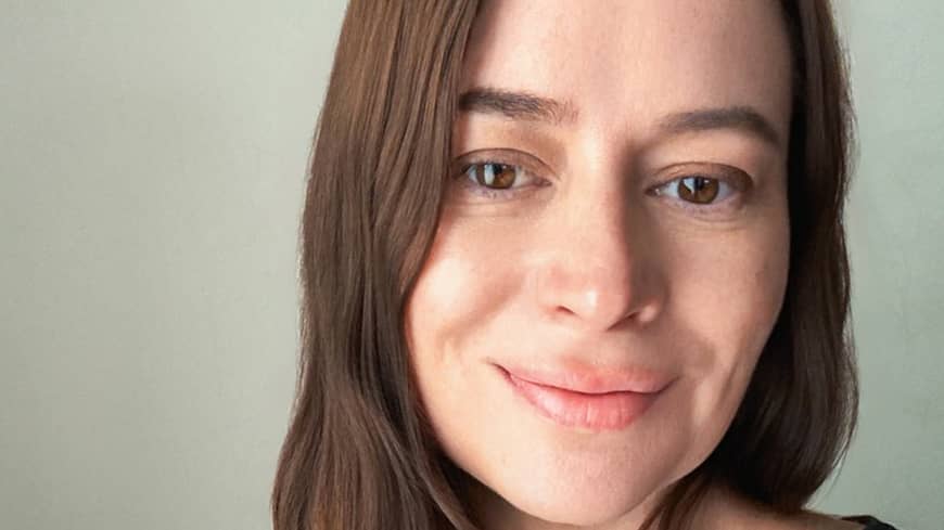 Woman posing for photo